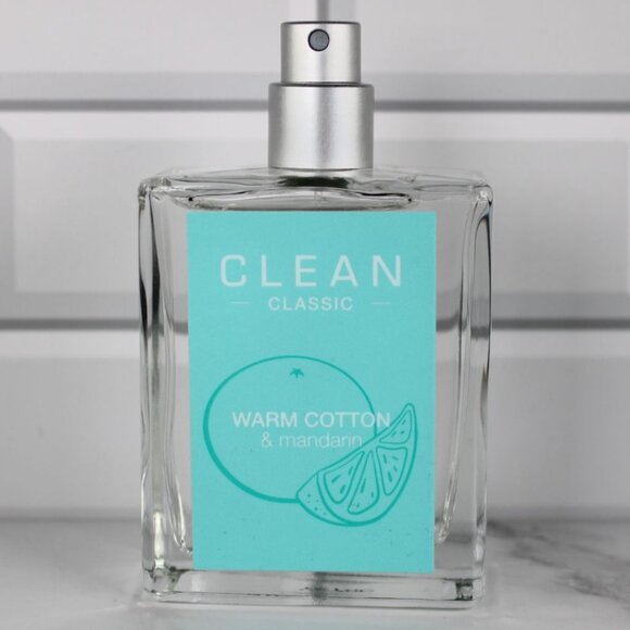 Clean Classic EDP Set - Warm Cotton & Mandarin / Skin & Vanilla 60ml Each NEW - Picture 2 of 5